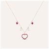 Stroili Collana Silver Rainbow Argento Rosa Cubic Zirconia