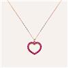 Stroili Collana Silver Rainbow Argento Rosa Cubic Zirconia