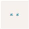 Stroili Orecchini Lobo Punto Luce Silver Rainbow Argento Rodiato Cubic Zirconia