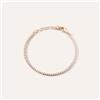 Stroili Bracciale Tennis Romantic Shine Metallo Rosa Cristallo