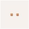 Stroili Orecchini Lobo Punto Luce Silver Rainbow Argento Rosa Cubic Zirconia