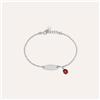 Stroili Bracciale Con Targhetta Silver Baby Argento Rodiato