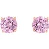 Stroili Orecchini Lobo Punto Luce Silver Rainbow Argento Rosa Cubic Zirconia