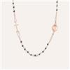 Stroili Collana Rosario Silver Soul Argento Rosa Cristallo