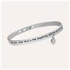 Stroili Bangle acciaio 'I love you. And that's the beginning and the end of everything'