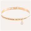 Stroili Bangle Lady Message Acciaio Rosato Family e Cristalli
