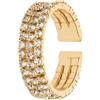Stroili Anello Fantasia Romantic Shine Metallo Dorato Cristallo