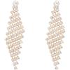 Stroili Orecchini Pendenti Romantic Shine Metallo Rosa Cristallo