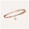 Stroili Bangle Sunrise Acciaio Rosa Cristallo