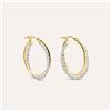 Stroili Orecchini A Cerchio Golden Lover Oro Bicolore