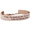 Stroili Bangle Ti amo. Tre secondi per dirlo. Tre ore per spiegarlo. E una vita intera per provarlo in acciaio rosato