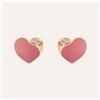 Stroili Orecchini Lobo Lady Sweet Acciaio Rosa Cristallo