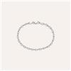Stroili Bracciale Catena Gentleman Argento Rodiato
