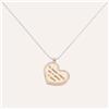 Stroili Collana Lady Message Acciaio Bicolore Love e Cristalli