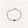 Stroili Bracciale Man Code Acciaio Bicolore Bianco / Nero