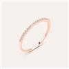 Stroili Anello Semi-eternity Silver Elegance Argento Rosa Cubic Zirconia