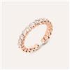 Stroili Anello Eternity Romantic Shine Metallo Rosa Cristallo