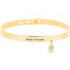 Stroili Bangle Radiance Acciaio Dorato Cristallo