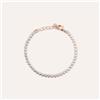 Stroili Bracciale Tennis Romantic Shine Metallo Rosa Cristallo