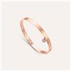 Stroili Bangle Sunrise Acciaio Rosa Cristallo