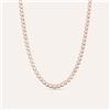 Stroili Collana Tennis Romantic Shine Metallo Rosa Cristallo