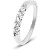 Stroili Anello Riviere Firmamenti Oro Bianco E Diamante