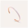 Stroili Bangle in acciaio rosato e smalto viola
