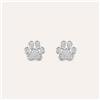 Stroili Orecchini Lobo Silver Moments Argento Rodiato Cubic Zirconia
