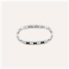 Stroili Bracciale Man Code Acciaio Bicolore Bianco / Nero