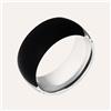 Stroili Anello Fascia Man Code Acciaio Bicolore Bianco / Nero