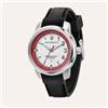 MASERATI Orologio datario Maserati linea Royale cinturino silicone nero cassa acciaio