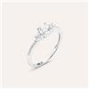 Stroili Anello Trilogy Silver Elegance Argento Rodiato Cubic Zirconia