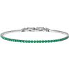 Stroili Bracciale Tennis Man Code Acciaio Cristallo