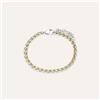 Stroili Bracciale Catena Man Code Acciaio Bicolore Dorato / Bianco