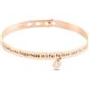 Stroili Bangle Sunrise Acciaio Rosa Cristallo