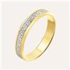 Stroili Fede Classica Diamantata 3.5 mm Oro Bicolore