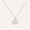 Stroili Collana Sunrise Acciaio Bicolore Bianco / Rosa