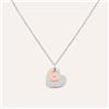 Stroili Collana Sunrise Acciaio Bicolore Bianco / Rosa