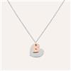 Stroili Collana Sunrise Acciaio Bicolore Bianco / Rosa