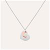 Stroili Collana Sunrise Acciaio Bicolore Bianco / Rosa