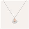 Stroili Collana Sunrise Acciaio Bicolore Bianco / Rosa
