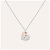 Stroili Collana Sunrise Acciaio Bicolore Bianco / Rosa