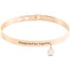 Stroili Bangle Sunrise Acciaio Rosa Cristallo