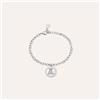 Stroili Bracciale Lady Message Acciaio Happiness e Cristalli