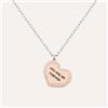 Stroili Collana Lady Message Acciaio Bicolore Love e Cristalli