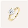Stroili Anello Solitario Golden Dream Placcato Oro Giallo Cubic Zirconia