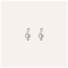 Stroili Orecchini Lobo Silver Moments Argento Rodiato Cubic Zirconia
