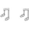 Stroili Orecchini Lobo Silver Moments Argento Rodiato Cubic Zirconia