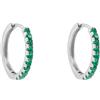 Stroili Orecchini A Cerchio Silver Rainbow Argento Rodiato Cubic Zirconia
