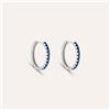 Stroili Orecchini A Cerchio Silver Rainbow Argento Rodiato Cubic Zirconia
